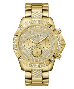 Guess Watches: GW0796G2 GUESS Majestic Gold Tone Watch