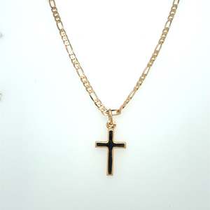 9ct Yellow Gold Cross Pendant