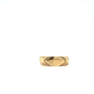 9ct Gold Men's Hexagonal Band