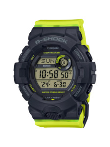 GMDB800SC-1BG-Shock Black & Yellow Sports Watch with Step Tracker