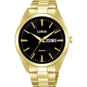 RJ666AX-9 Lorus Dress Men's Quarts Black/ Gold