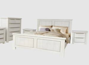 Bedroom: Milan 4 Pcs Bedroom Set-King