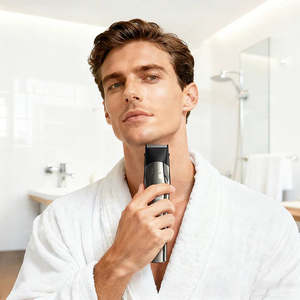 Electric Hair Clipper with IPX6 Waterproofing, LED Battery Display, 7500 RPM