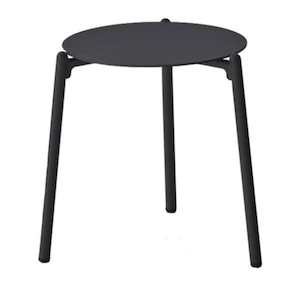 Furniture: Hampton Side Table Outdoor Black