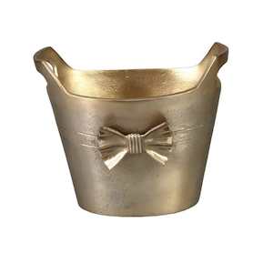 Furniture: Champagne Bucket Gold Bow Oval