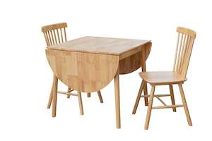 Orlando Drop Leaf Dining Table with Two Chairs