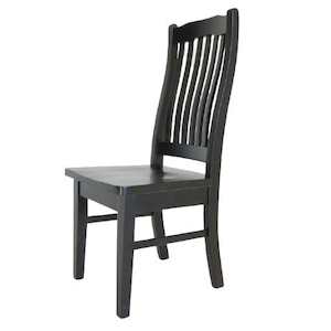 Pine Dining Chair - Black
