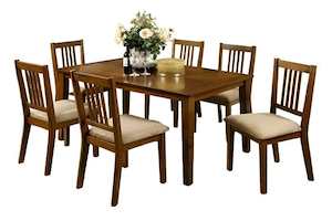 Dining Set: Mission 7 Pcs Dining Suite