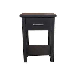 Bedside Table: Helen Bedside Table Black