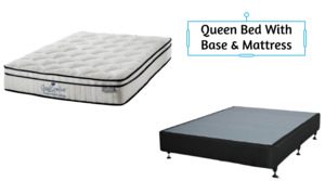 Bedroom Sets: Queen Bed | Base & Mattress