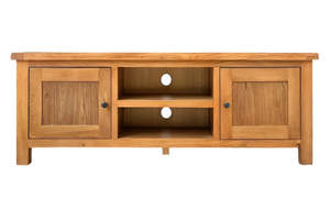 Tv Unit: Oak Entertainment Unit - 1500mm