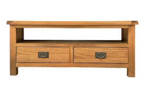 Tv Unit: Oak Entertainment Unit - 1200mm