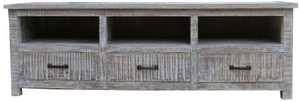 Tv Unit: Boho TV Unit 3-Drawer