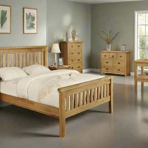 Bedroom Sets: Oak Bedroom Suite - 5 Piece