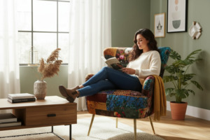 Patchwork Sofa Chairs: Patchwork Armchair - Leopard