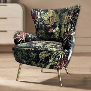 Patchwork Sofa Chairs: Botanical Occasional Chair
