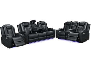 Sofas Lounge Suites: Monroe Dual Motor Recliner Lounge Suite