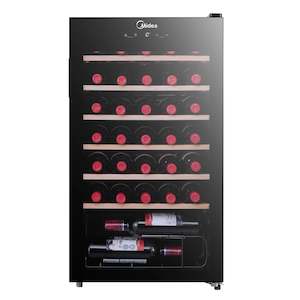 Electronics Appliances: Midea 93L Black Wine Cooler