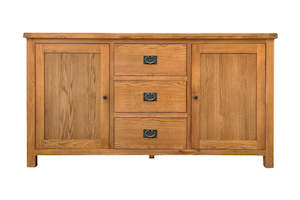 Buffet Table Sideboard: Oak 2 Door & 3 Drawer Buffet Table - 1800mm