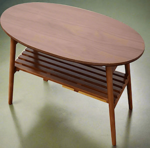 Coffee Table: Sally Walnut Coffee Table