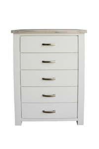 Tallboy: Ashland 5 Drawer Slimboy