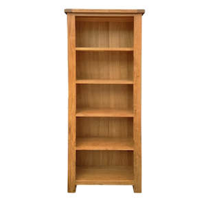 Display Cabinet Bookcase: Oak Bookcase - 1800x600