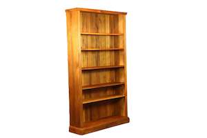 Display Cabinet Bookcase: Wanaka Rimu Large Rimu Bookcase