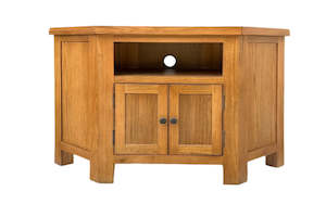 Tv Unit: Oak Corner TV Unit