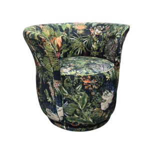 Patchwork Sofa Chairs: Patchwork Tub Swivel Chair