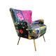 Patchwork Armchair - Pink/Multi
