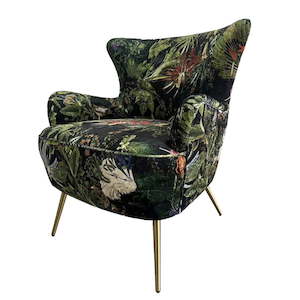 Patchwork Sofa Chairs: Botanical Occasional Chair