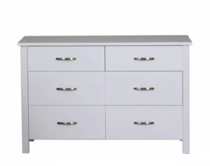 Patty 6 Drawer Dressing Table | Lowboy