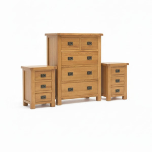 Oak Bedroom Suite - Set of 3