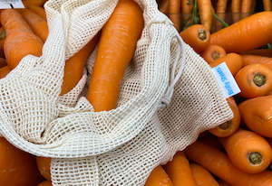 Household: Cotton Produce Bags - 3 Pack