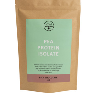 Kiwi Nutrition: Pea Protein Powder - Chocolate 1kg