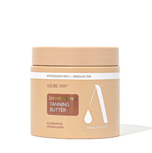 Azure Tan: SHIMMERING TANNING BUTTER