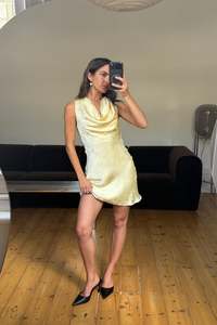 Womens: Ivana Mini Dress Lemon
