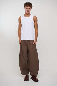 Mens Pants: Julius Baggy Pant Mocha