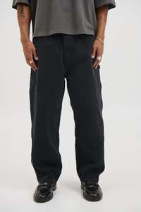 Cotton Drill Pant Black