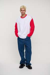Raglan Long Sleeve Red