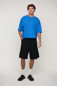Raw 200G Cotton Box Tee Royal
