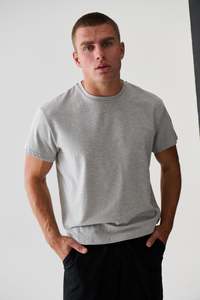 Mens Tees: Roland Stretch Tee Grey