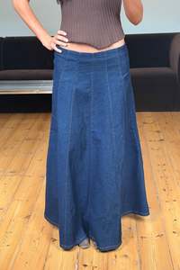 Myra Denim Skirt Indigo
