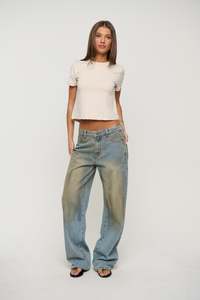 Womens Denim: Top Model Jean Stone Blue