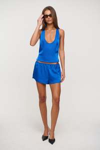 Womens Shorts: Bare Short Royal Blue