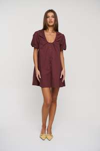 Womens Dresses: Oaks Mini Dress Chocolate