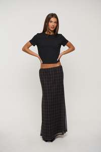 Womens Skirts: Talisha Maxi Skirt Army