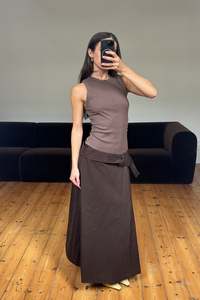 Womens Skirts: Tilba Skirt Chocolate