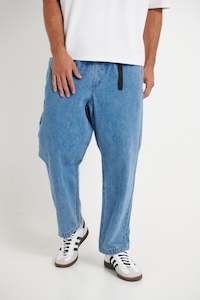 NTH Baggy Crop Pant Blue - FINAL SALE