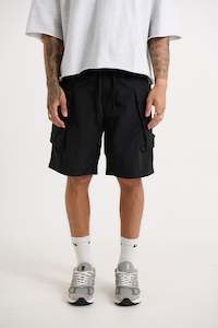 Mens Shorts: Roland Nylon Short Black
